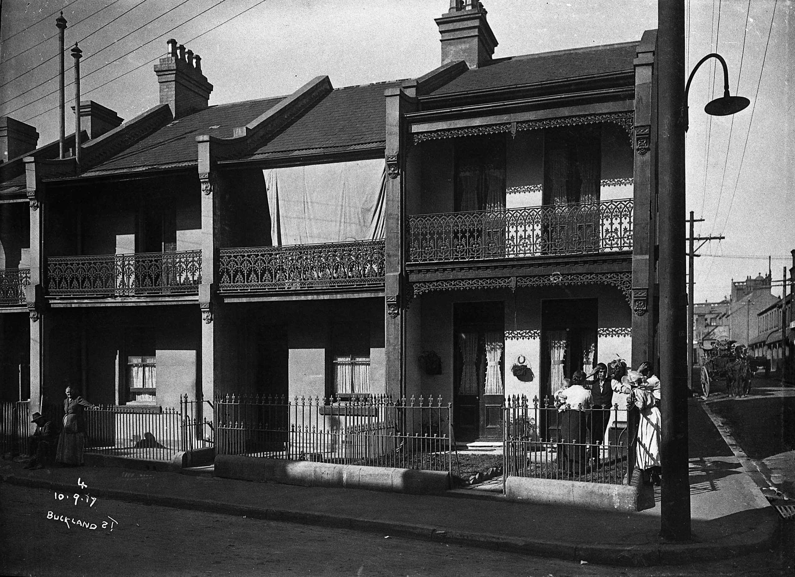 Photo of Terrace Houses from 1917